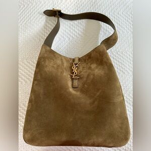 NWT Saint Laurent LE 5 A 7 LARGE IN SUEDE